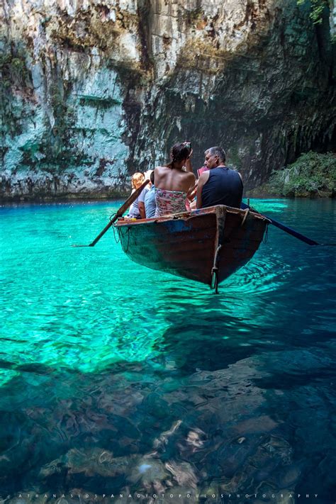 Melissani Cave Kefalonia Greece Places Around The World Travel