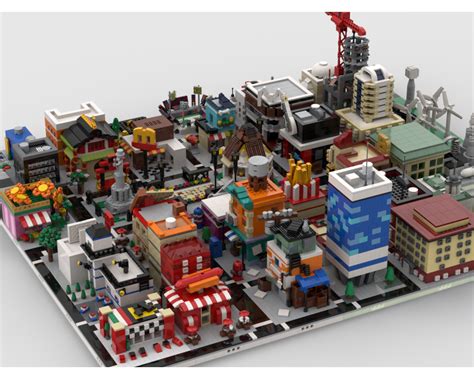 Lego Moc Modular City Build From 41 Different Mocs By Gabizon