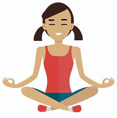 Calm Meditation Clipart Transparent Face Mindfulness Cliparts