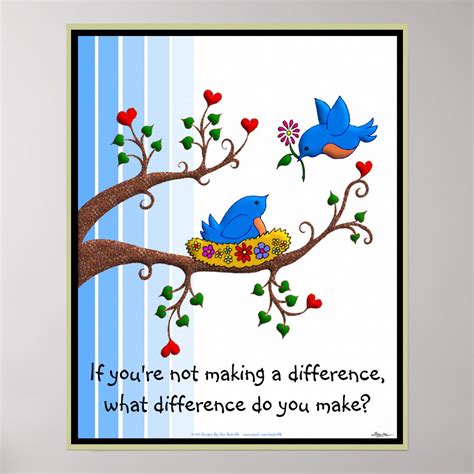 Make A Difference Poster Zazzle
