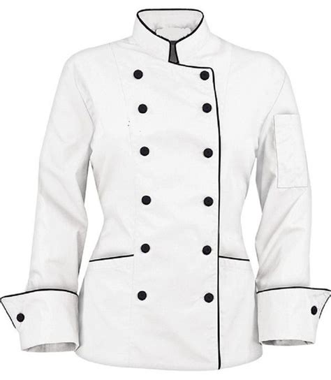 Long Sleeves Stylish Womens Ladies Chefs Coat Jackets Xxl To Fit Bust