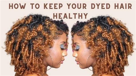 8 Tips To Keep Color Treated Natural Hair Healthy Youtube