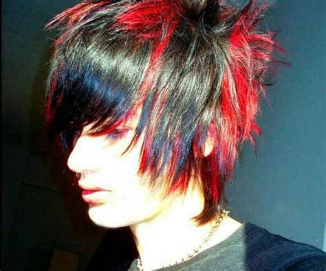 Black And Red Hair Men Hair Style Lookbook For Trends And Tutorials