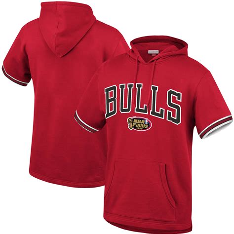 Mens Mitchell And Ness Red Chicago Bulls Hardwood Classics Throwback