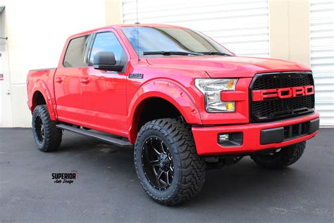 Ford F150 Lifted 35 Inch Tires Custom Paint Over Fenders Superior Auto