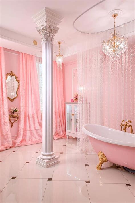 Retro Pink Bathroom Ideas Pinkbathroomideas Pink Home Decor Pink