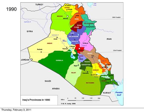 Musings On Iraq How Iraq Provinces Got Their Names During Baathist