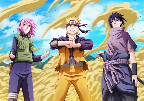 Naruto Trio Fictional Realities