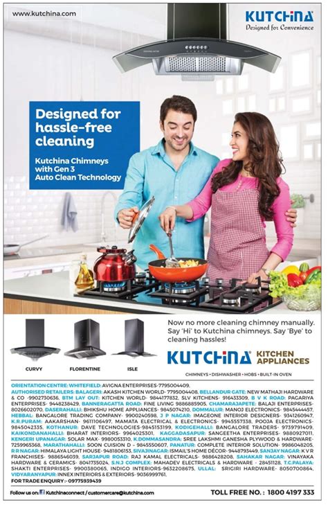 Kutchina Kitchen Appliances Designed For Hassle Free Cleaning Ad