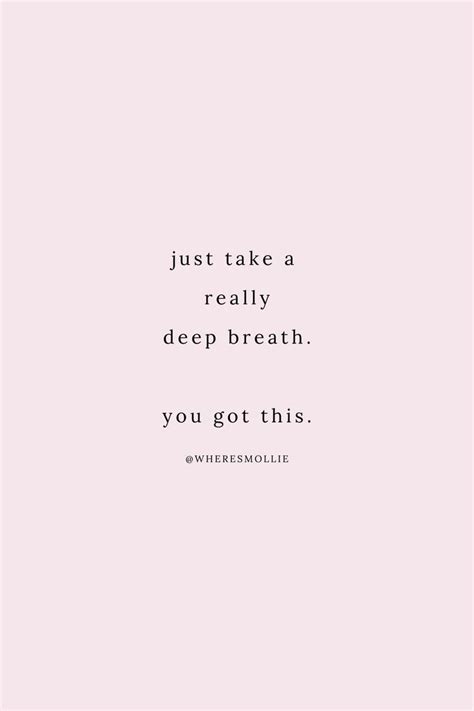 Take a deep breath quote in 2020 | Deep breath quotes, Powerful words