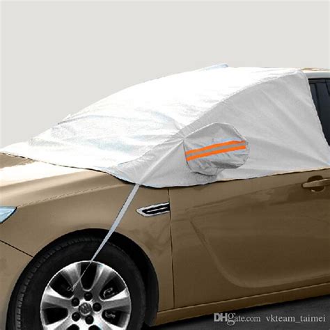 Half Car Covers Waterproof Sun Universal Car Windshield Covers