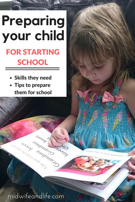 Preparing Your Child For Their First Day At School Midwife And Life