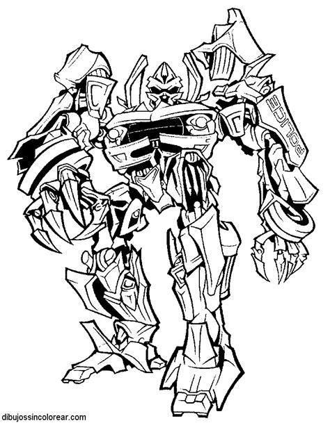Dibujo Transformers 34 En La Categoria Dibujos Animados Dise 241 Os Gambaran