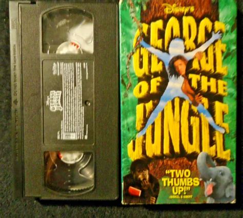 vhs disney s george of the jungle brendan fraser hilariously funny £3 92 picclick uk