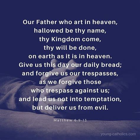 Our father in heaven hallowed be thy name. Our Father who art in heaven hallowed be thy name thy ...