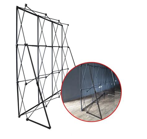 2021 Black Flower Wall Folding Stand Frame For Wedding Backdrops Straight Banner Exhibition