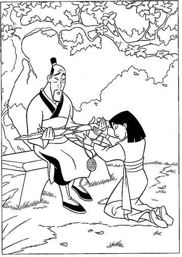 Kidsnfun 22 Kleurplaten van Mulan