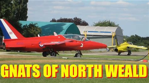 Crhnews Folland Gnats Sunbathe At North Weald Airfield Youtube