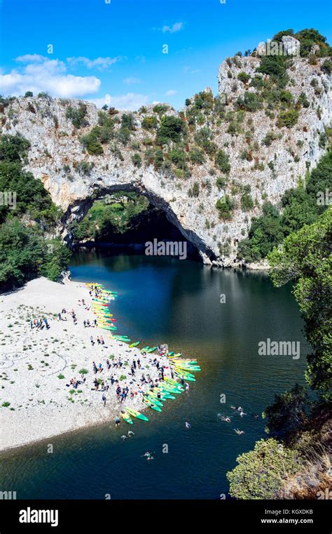 France Ardeche 07 Gorges Of Ardeche Vallon Pont Darc High Place