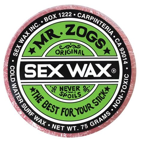sex wax mr zogs og cold light red strawberry scented