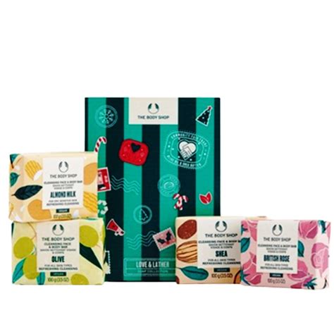 the body shop love lather soap collection t set icm4online