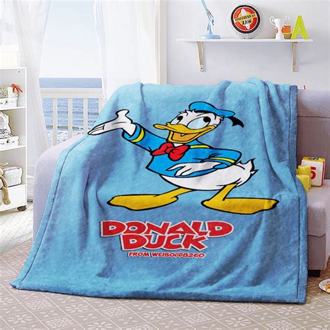 Donald Duck Blankets Printing Soft Nap Blanket On Homesofaoffice