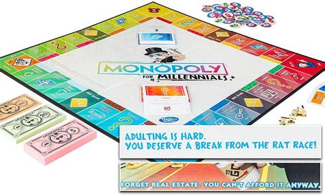 Outlet Free Shipping Monopoly For Millennials Board Game Premierdrugscreening Com