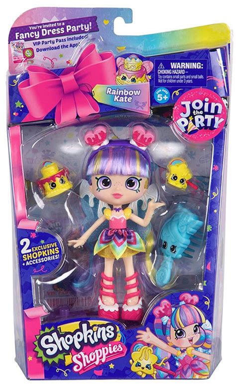 Shopkins Shoppies Join The Party Rainbow Kate Doll Moose Toys Toywiz