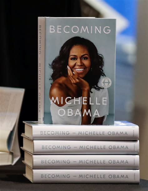 Copies Of Former First Lady Michelle Obamas Memoir Becoming On