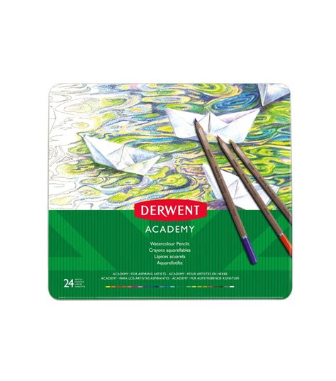 Derwent Academy Watercolor Pencil Set 24 Color Tin Set JOANN