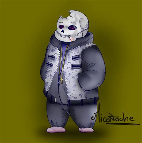 Sans Dre Cursetale By Micatochelabrioche On Deviantart