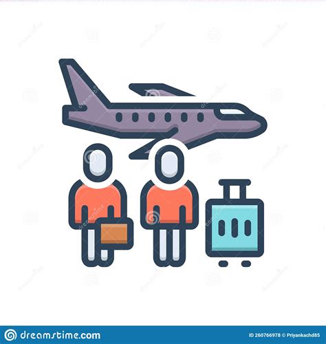 Traveler Or Passenger Icon Image Vector Illustration Cartoondealer