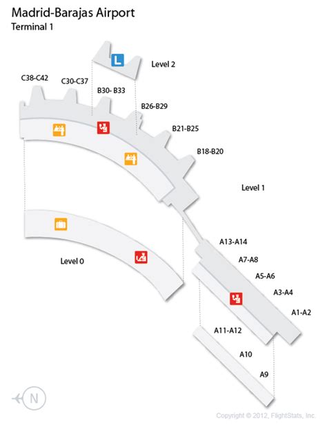 Madrid Airport Map Terminal 4s
