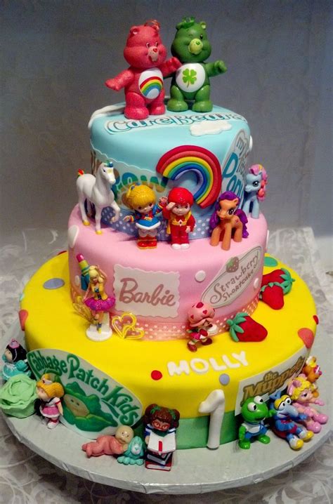 80s Bday 40th Birthday Cakes Cartoon Cake Character Cakes