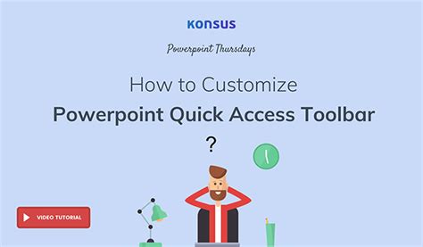 How To Customize Powerpoint Quick Access Toolbar Video