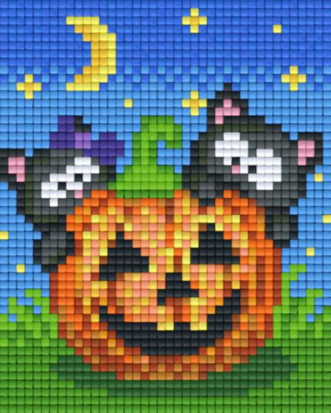 Halloween One 1 Baseplate Pixelhobby Mini Mosaic Art Kits Pixel