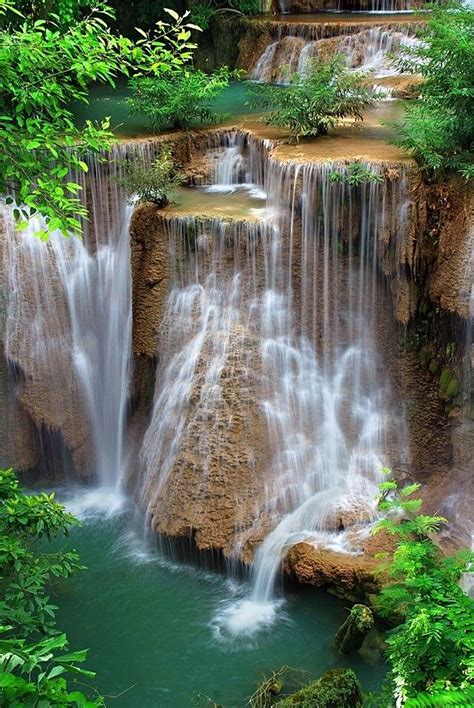 Huay Mae Kamin Waterfalls Thailand Waterfall Erawan National Park