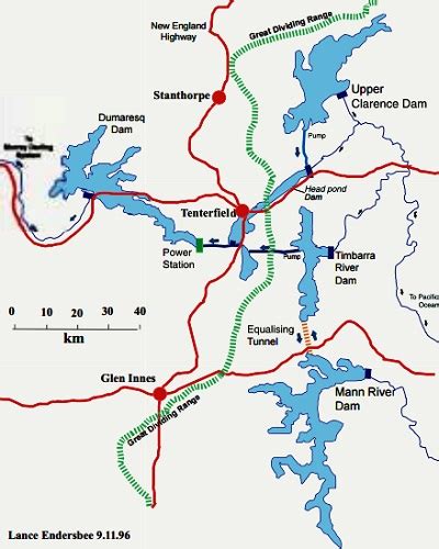 Clarence River Map