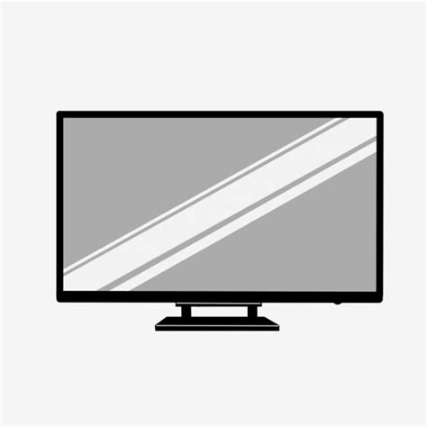 Electronics Tv Illustration Hd Tv Cartoon Illustration Electronic