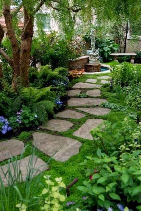 90 Beautiful Side Yard Garden Path Design Ideas Homekover Front Yard Garden Pathway