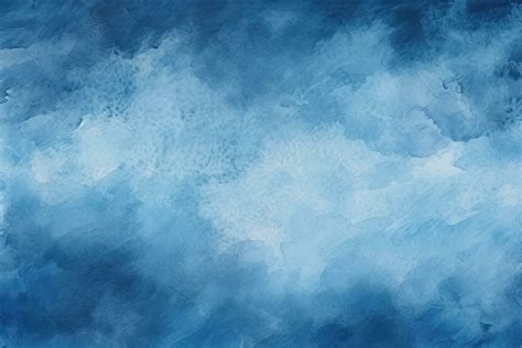 Abstract Blue Watercolor Background Watercolor Painting On Canvas