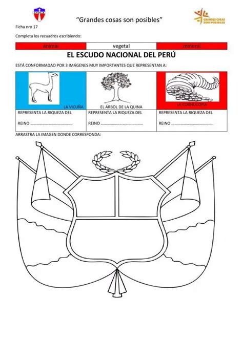 ¡descubre El Escudo Nacional Del Perú Y Sus Partes Febrero 2024