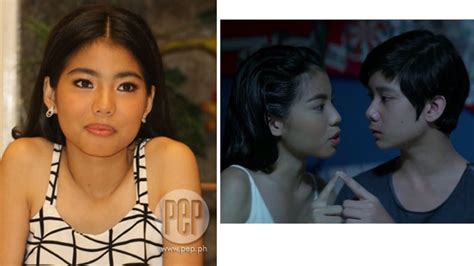 Text/phone game 1 / text game 2. Therese Malvar on seduction scene with Harvey Bautista: "Yung pagka-seduce ko, every touch has ...