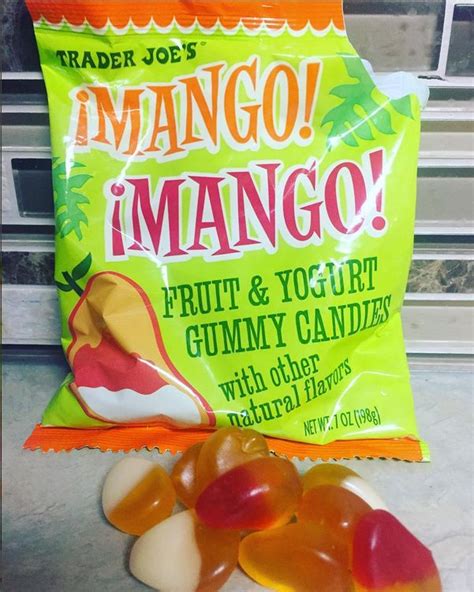 Trader Joes Mango Mango Fruit And Yogurt Gummy Candies Fruit Yogurt