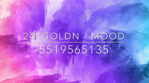 You can easily copy the code or add it to your favorite list. 24kGoldn - Mood Roblox ID - YouTube