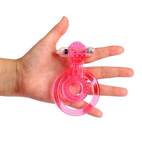 Jelly Vibrating Cock Ring Penis Rings Clit Vibrator Adult
