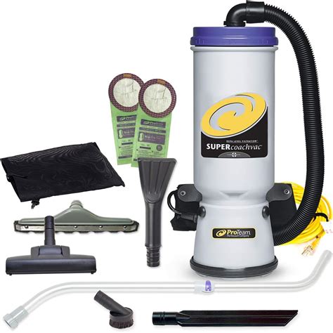 Proteam Commercial Backpack Vacuum Cleaner Super Coachvac
