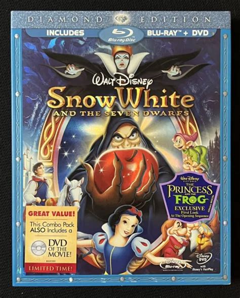 Snow White And The Seven Dwarfs Blu Ray 2009 Sealed Brand New With