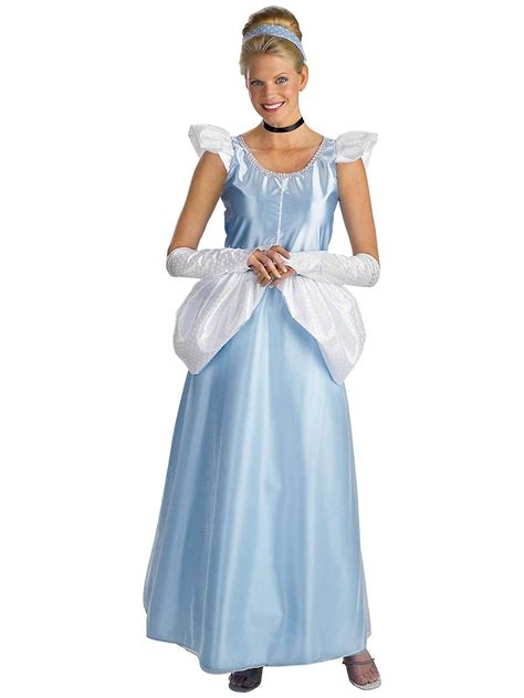 Deluxe Cinderella Costume Womens Disney Princess Costumes Womens Disney Princess Costumes