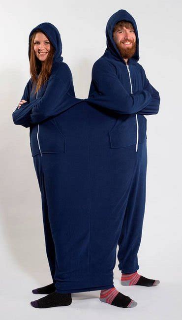 Move Over Snuggie The Twinsie Is A Onesie Built For Two Mamamia